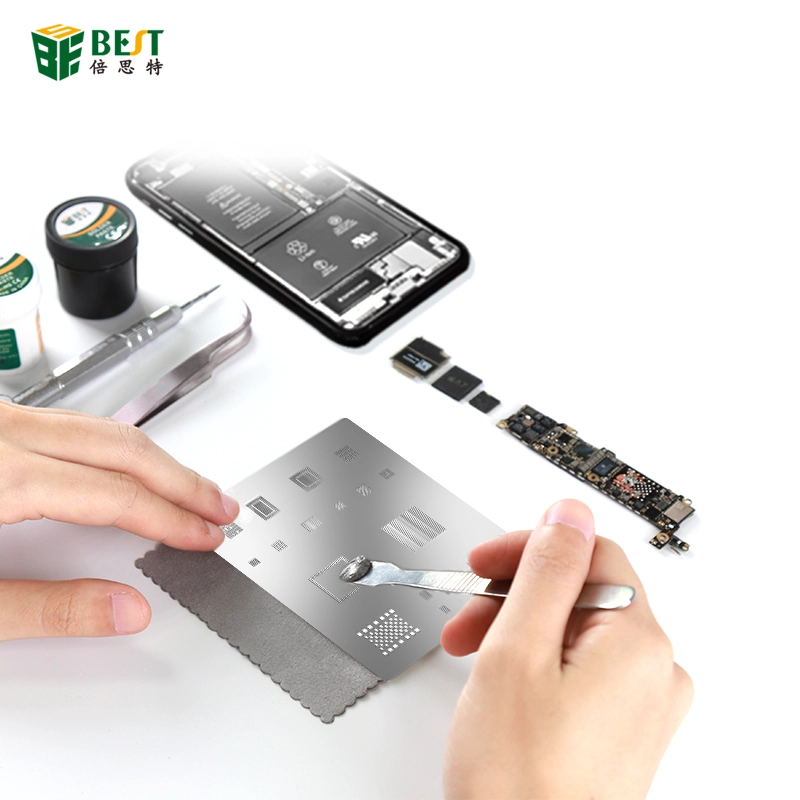 MEILLEUR A8 Haute Qualité Universelle BGA IC Puce Pochoirs Modèle Chaud Stabilisateur Reballing pour Iphone 6 6P Ipod touch 6 Ipad mini4