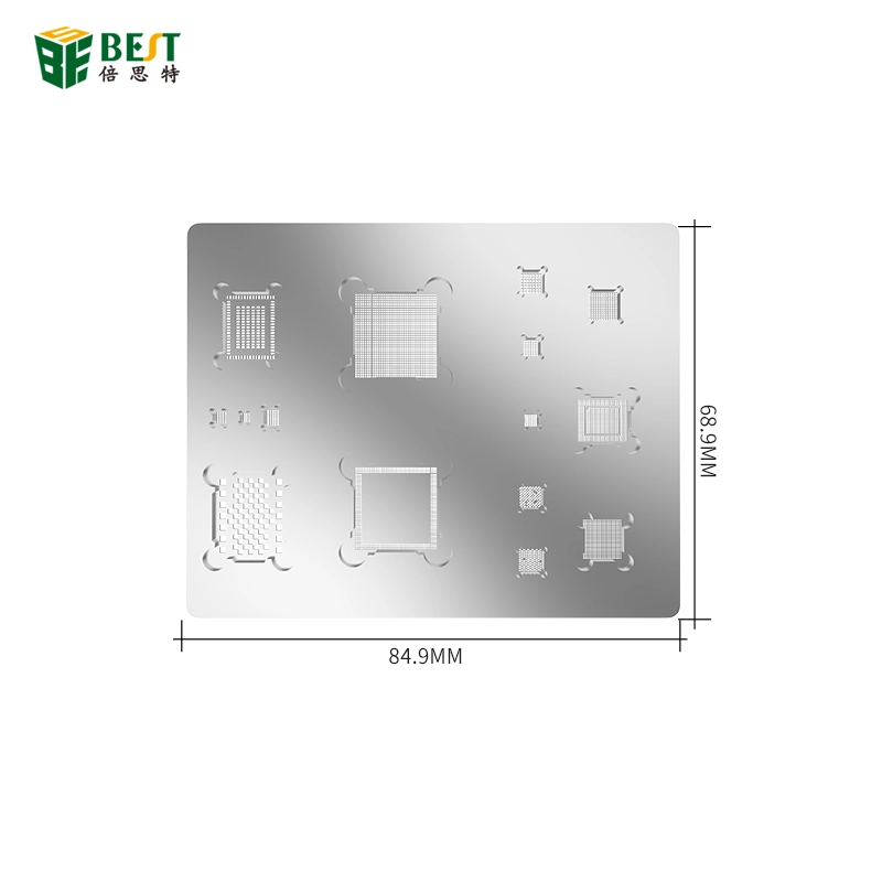 BEST-A9-Haute Qualité Universelle BGA IC Pochoirs Pochoirs Chauffé Modèle Reballing Stencil pour iphone 6 6P