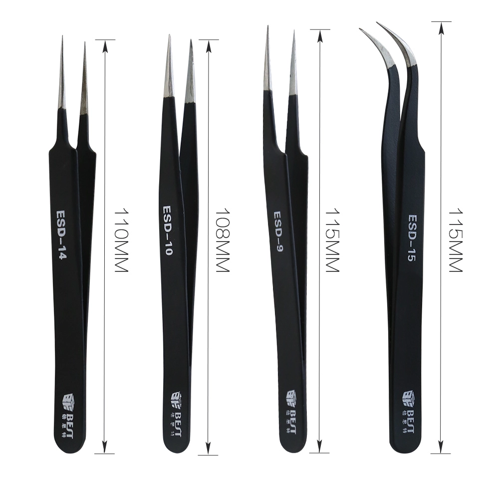 BEST ESD 09-16 Tip Precision Professional Anti-Static Electric Toem for Computer Repair Tools