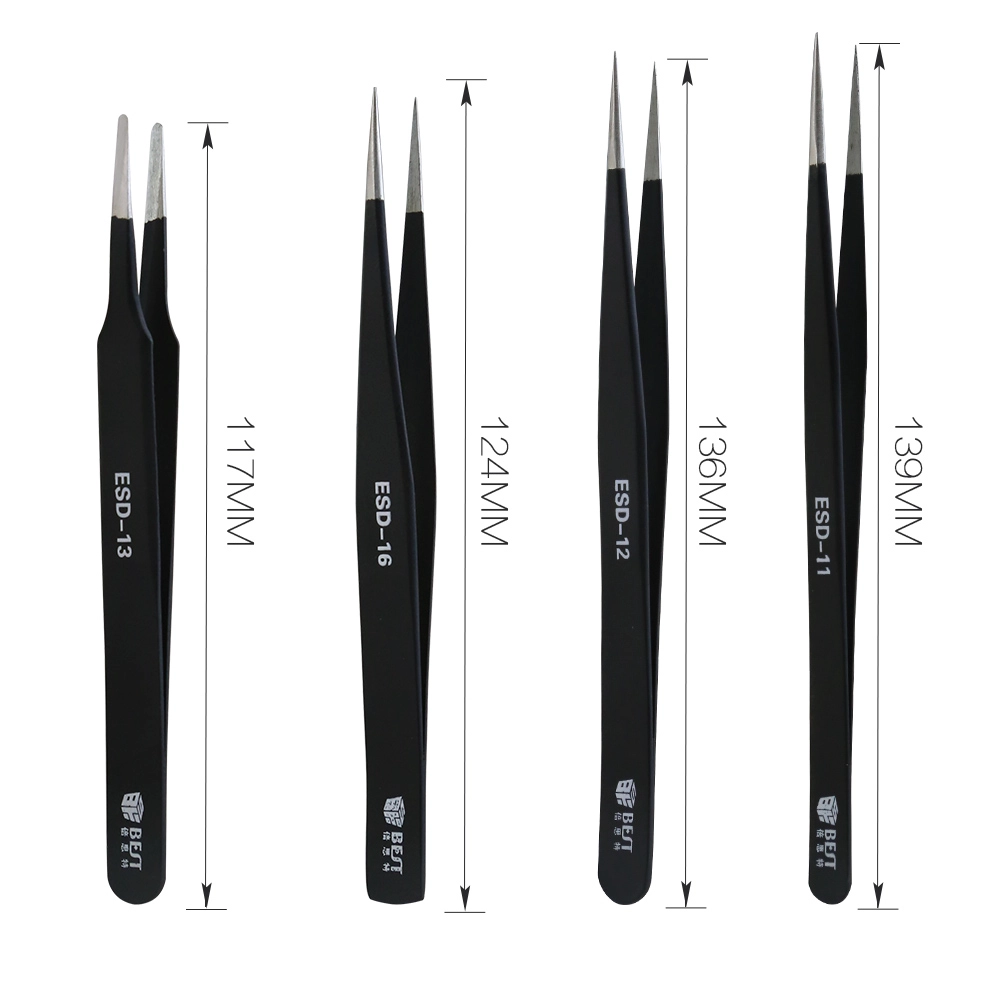 BEST ESD 09-16 Tip Precision Professional Anti-Static Electric Toem for Computer Repair Tools