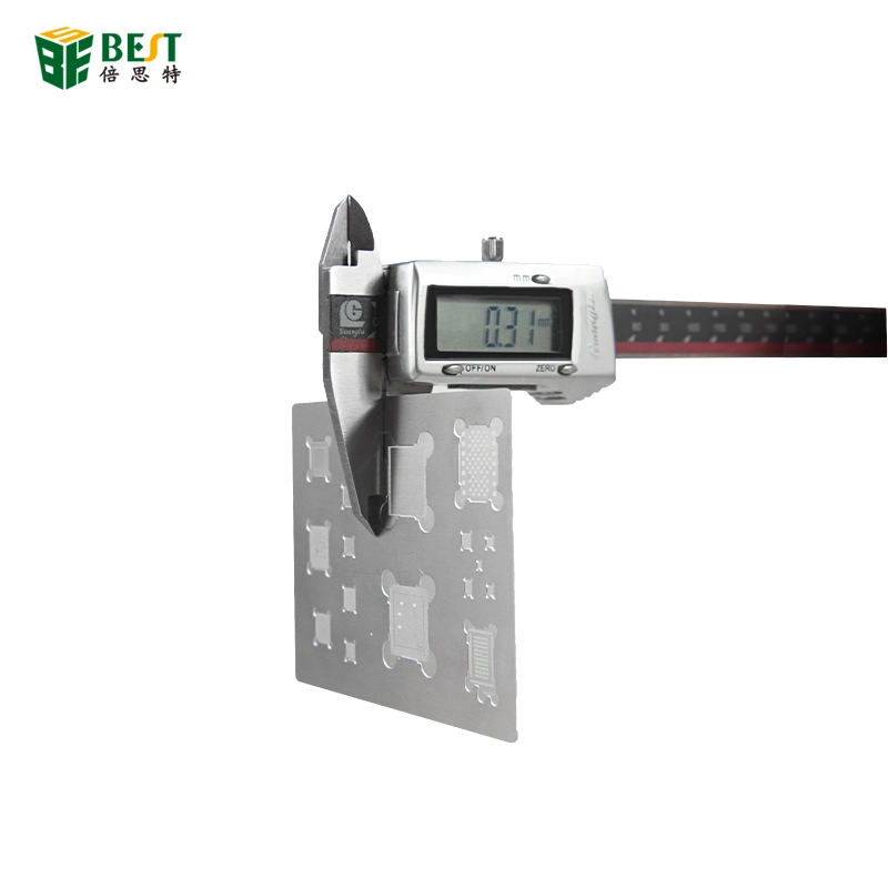 BEST-A10 Acciaio inossidabile Acciaio inossidabile Pasta per saldatura Cellulare 3D Universale Bga Reballing Stencil