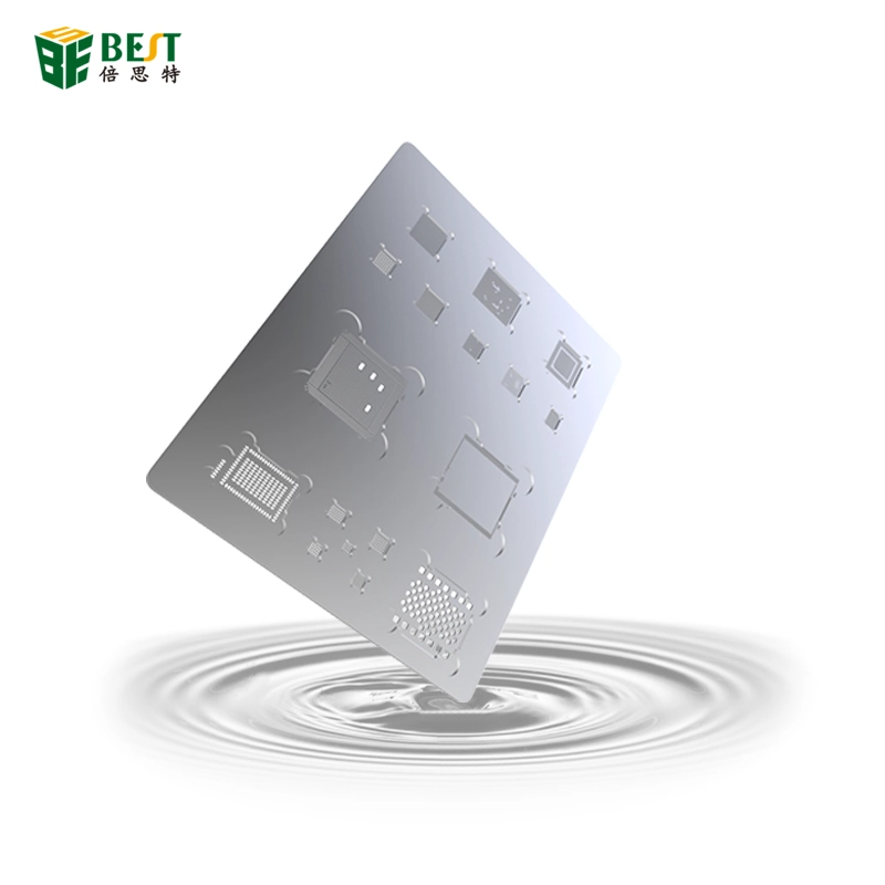 BEST-A10 Acciaio inossidabile Acciaio inossidabile Pasta per saldatura Cellulare 3D Universale Bga Reballing Stencil
