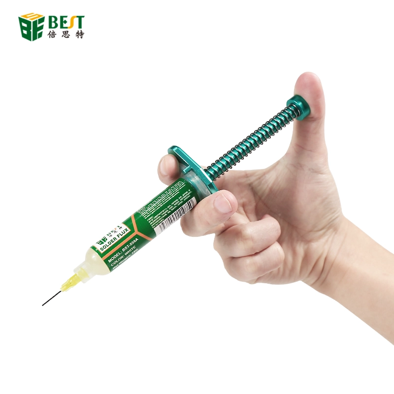 BST-012 Asta di ferro con forza di ritorno a molla e asta di spinta multi-classe universale in lega di alluminio per flusso di saldatura