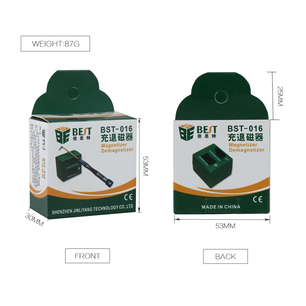 BST-016 고품질 X2 자화 장치 탈자 도구 툴 스크루 드라이버 마그네틱 픽업 툴 스크루 드라이버 자기 Degaussing