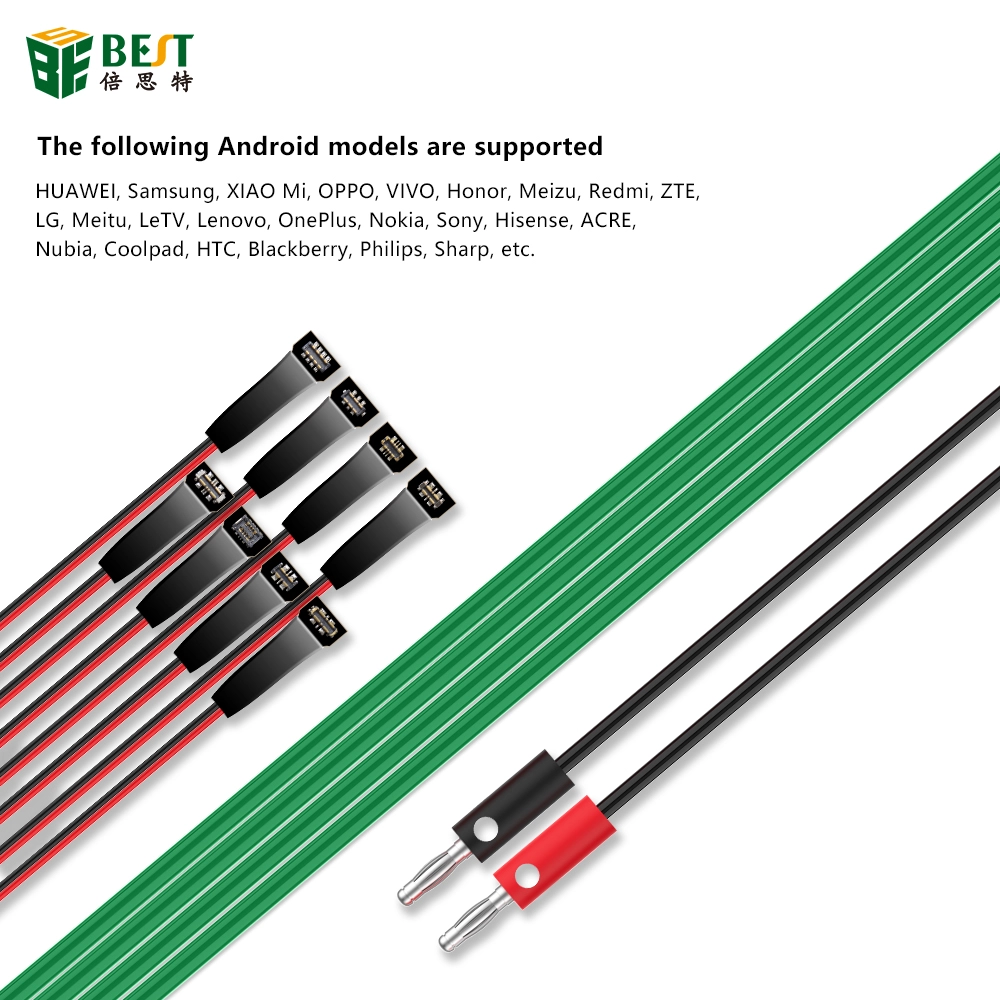 BST-061 Ligne de démarrage de câble d'alimentation d'alimentation Android pour Samsung Huawei Oppo Xiaomi Interrupteur de réparation Cordon d'essai d'alimentation