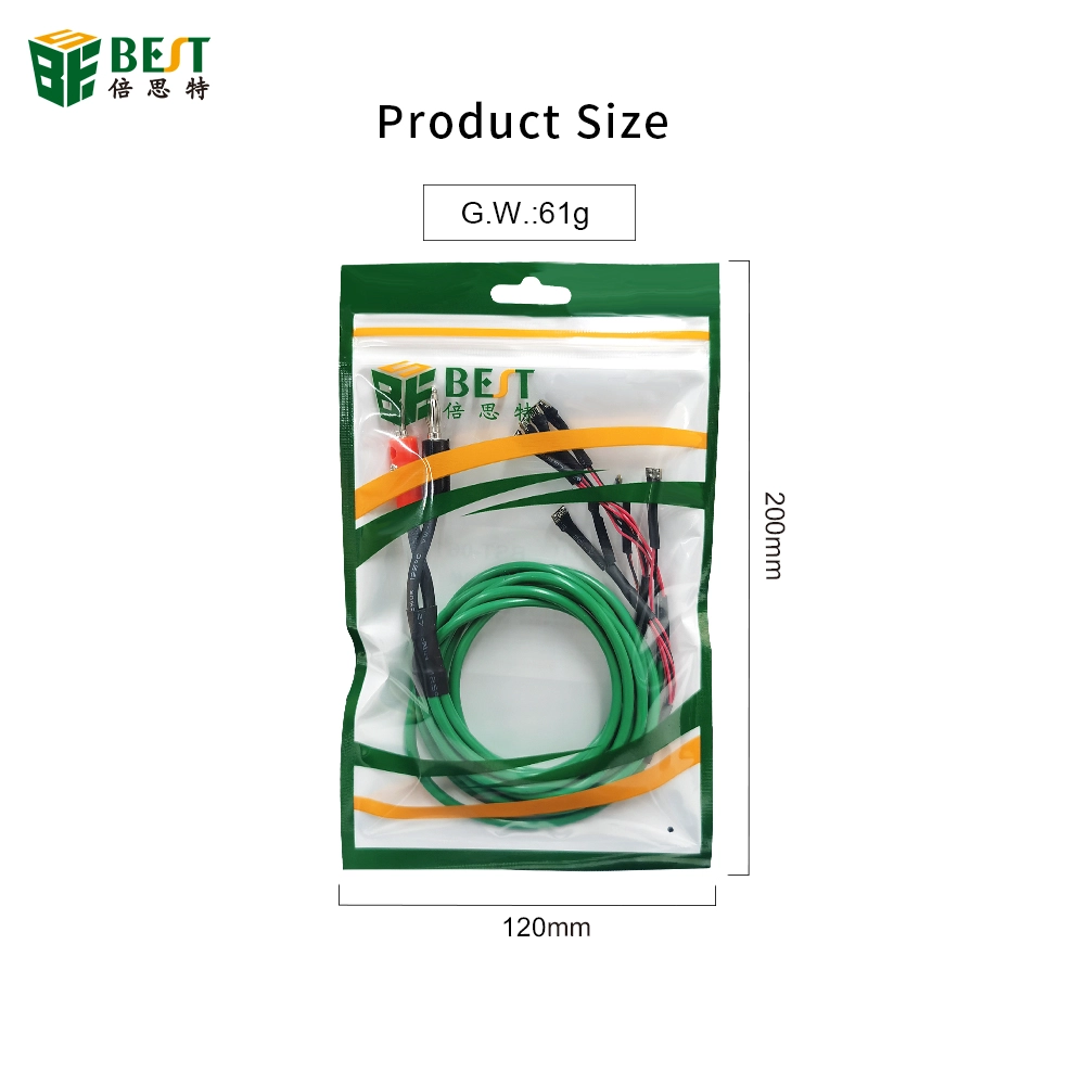BST-061 Ligne de démarrage de câble d'alimentation d'alimentation Android pour Samsung Huawei Oppo Xiaomi Interrupteur de réparation Cordon d'essai d'alimentation