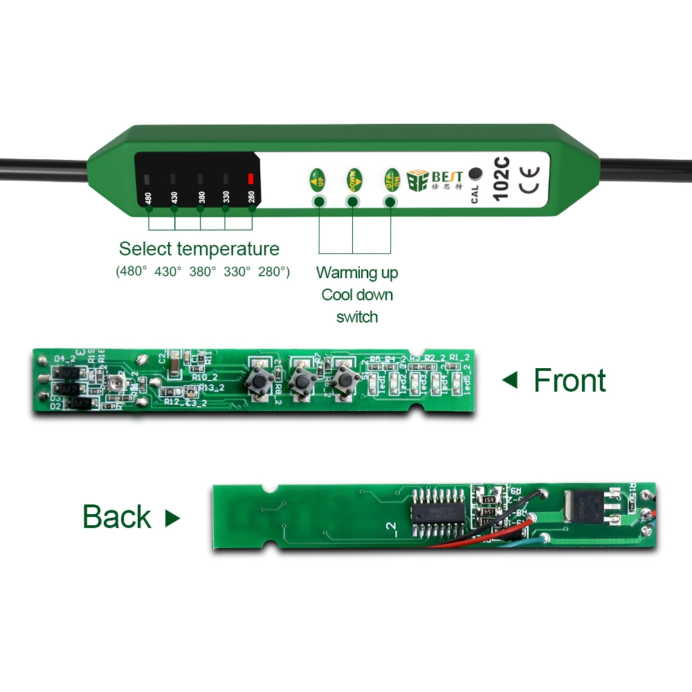 Soldering Iron China Factory, New Constant Temperature Controlled Electric Soldering Iron Manufacturer, Adjustable Temperature Soldering Iron Wholesalers, BST-102C