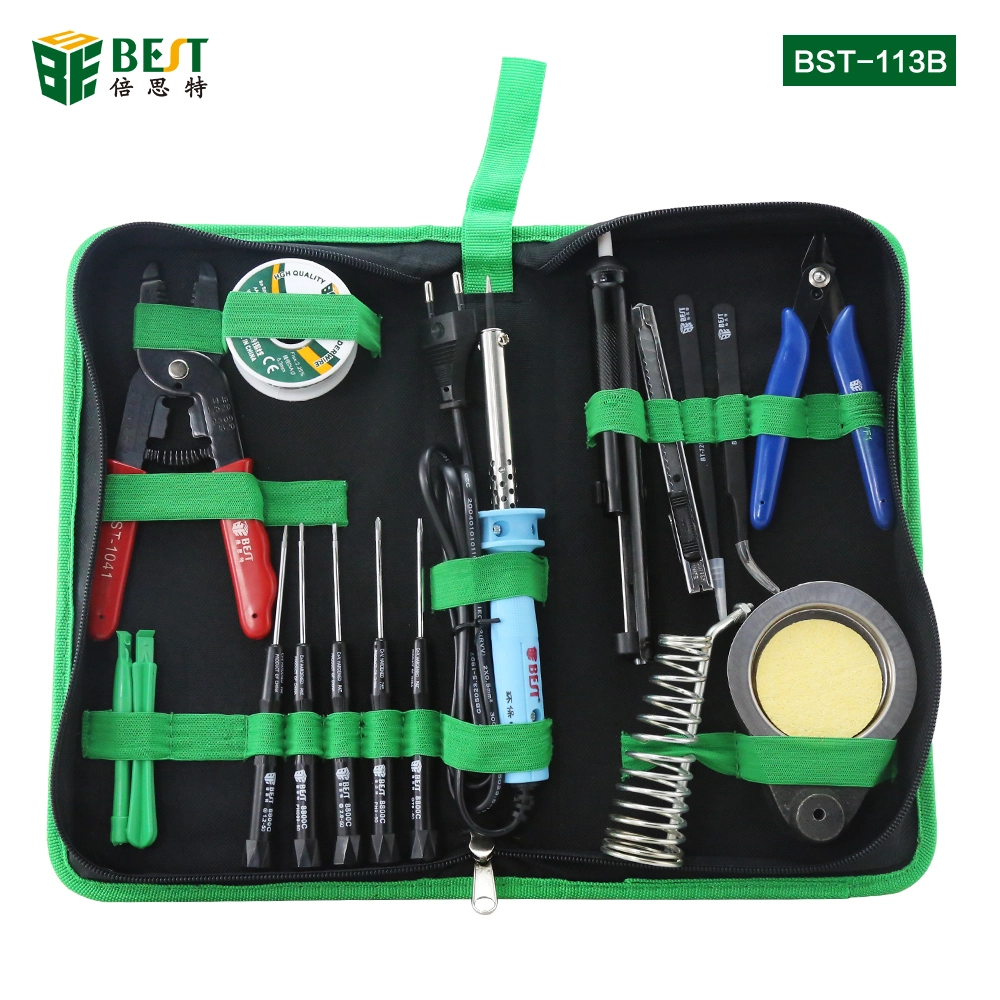BST-113B 16 stücke multifunktions Öffnung Hebel Reparatur Set handy reparatur schraubendreher set Elektrische Lötkolben Werkzeug Kit set