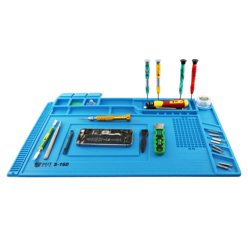BST-S-160 Hitzebeständige Heißluftpistole BGA Lötstation Reparatur Isolierung Pad Isolator Pad Wartungsplattform Schreibtisch Mat