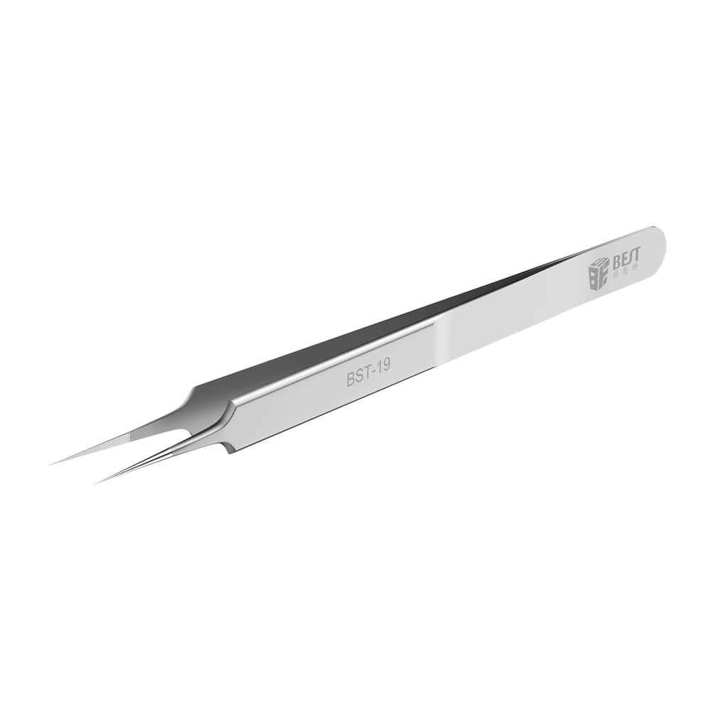 BST-19 Neueste Extra Lange Hohe Qualität Präzision Edelstahl Chip Leiter Draht Pinzette Wimpernverlängerung Volume Pinzette