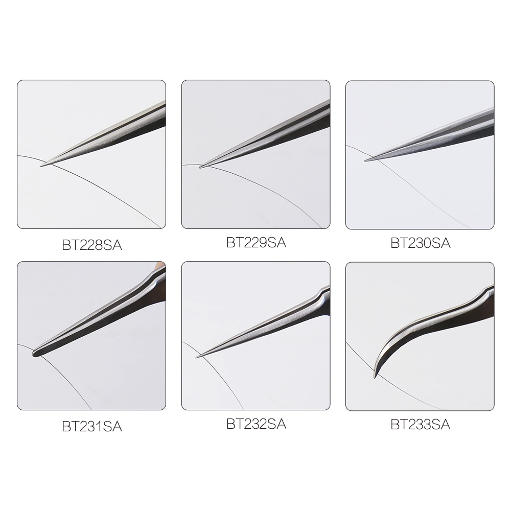 BST-228SA BST-229SA BST-230SA BST-231SA BST-232SA BST-233SA Пинцет матовый
