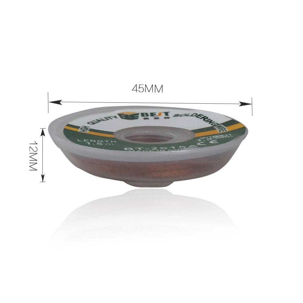 BST-2515A Câble Flux tressé de dissipateur de mèche à souder à dessouder