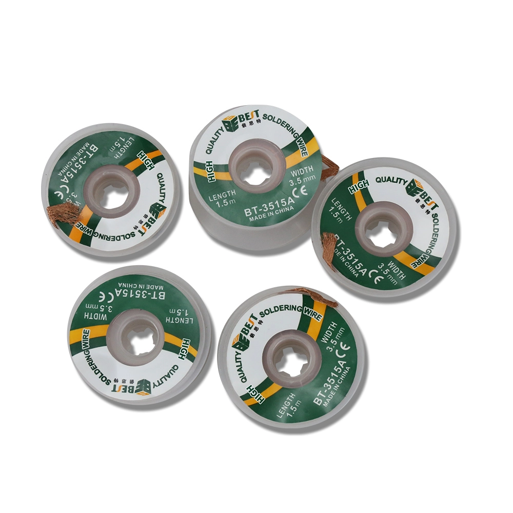 BST-3515A Löten Docht Desoldering Braid Lötdraht 3,5 mm Saugleitung 1,5 m Länge Docht / Löten Zubehör