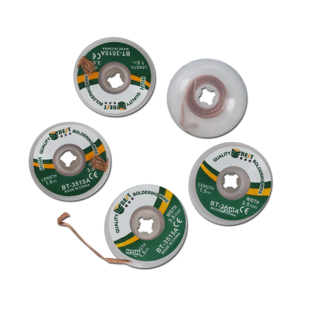 BST-3515A Löten Docht Desoldering Braid Lötdraht 3,5 mm Saugleitung 1,5 m Länge Docht / Löten Zubehör