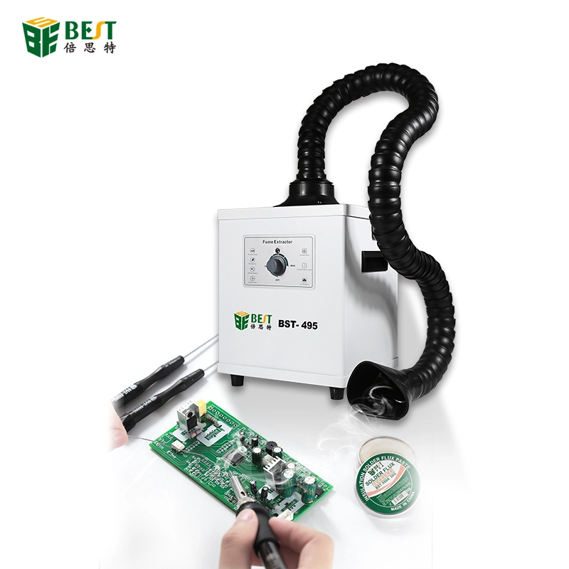 Soldering Smoke Fume Extractor China Factory, China Fume Extractor Manufacturer, Shenzhen Fume Extractor Suppliers, Best Tool BST-495