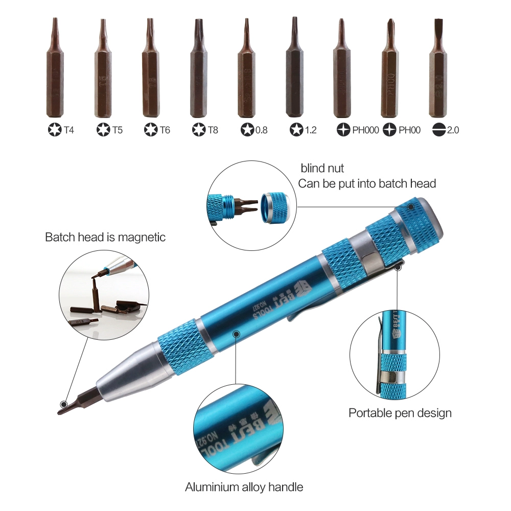 BST-608 zerlegen Werkzeuge mobile Openning Reparatur Werkzeug Kit für iphone4 / 4s 5 / 5s