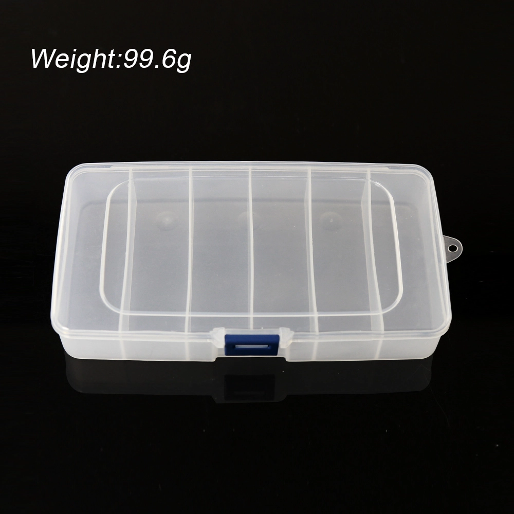 BST-651 6 lattices Transparent plastic storage box