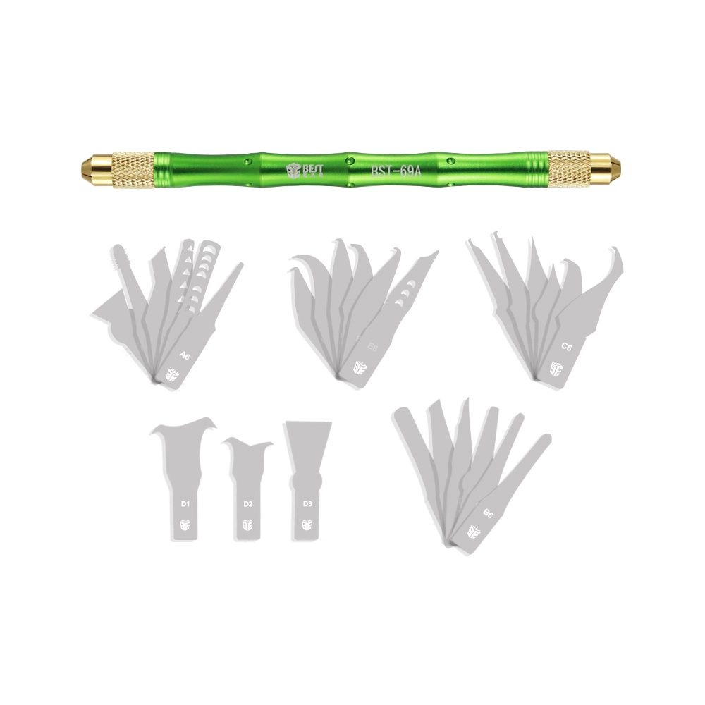 BST-69A 27刀片工艺切割刀DIY雕刻刀拆卸CPU修复模型修复工具