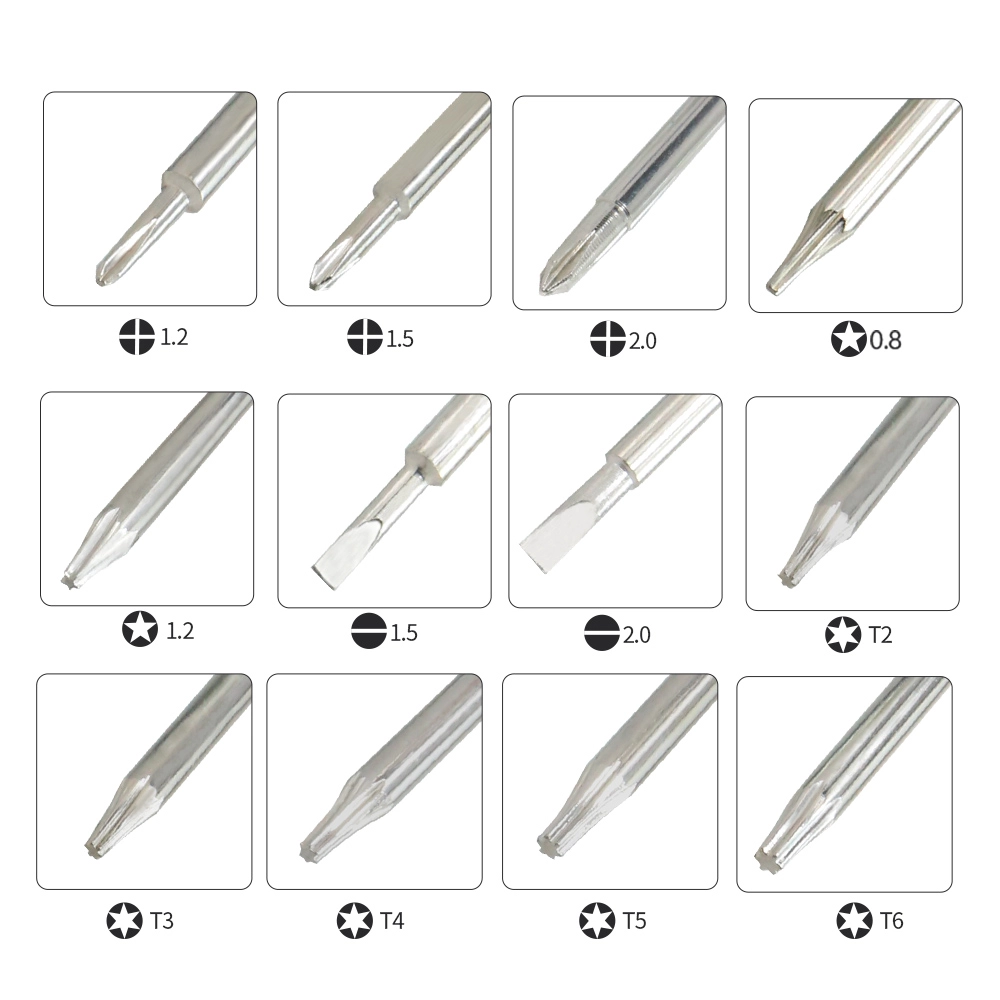 BST-805 Chave De Fenda De Plástico De Precisão Flexível De Bolso