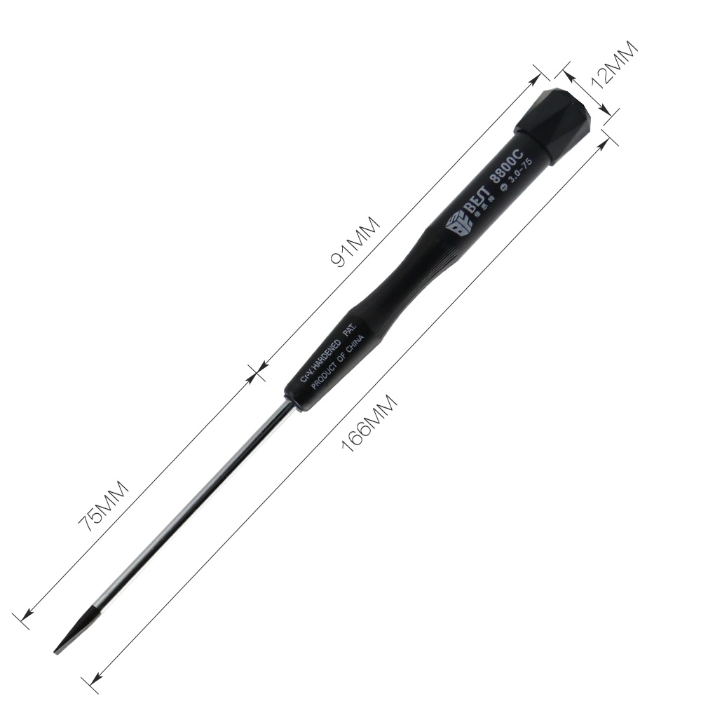 BST-8800C Torx T8 T10★1.5,-3.0,+ 3.0,+ 2.5,-1.5,1.2,Y0.6,PH000,PH00分体精密螺丝刀