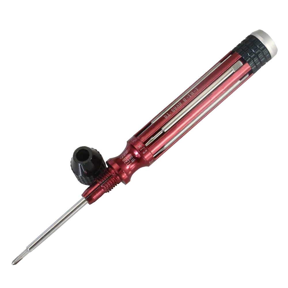 BST-889B 6 in 1 Präzisions-Schraubendreher-Set für Handy Eröffnung Reparatur-Tools Kit