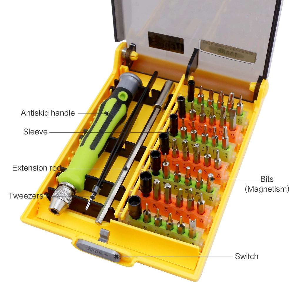 BST-8912 45pcs Magnetic Präzisions-Schraubendreher-Set für Computer-Handy