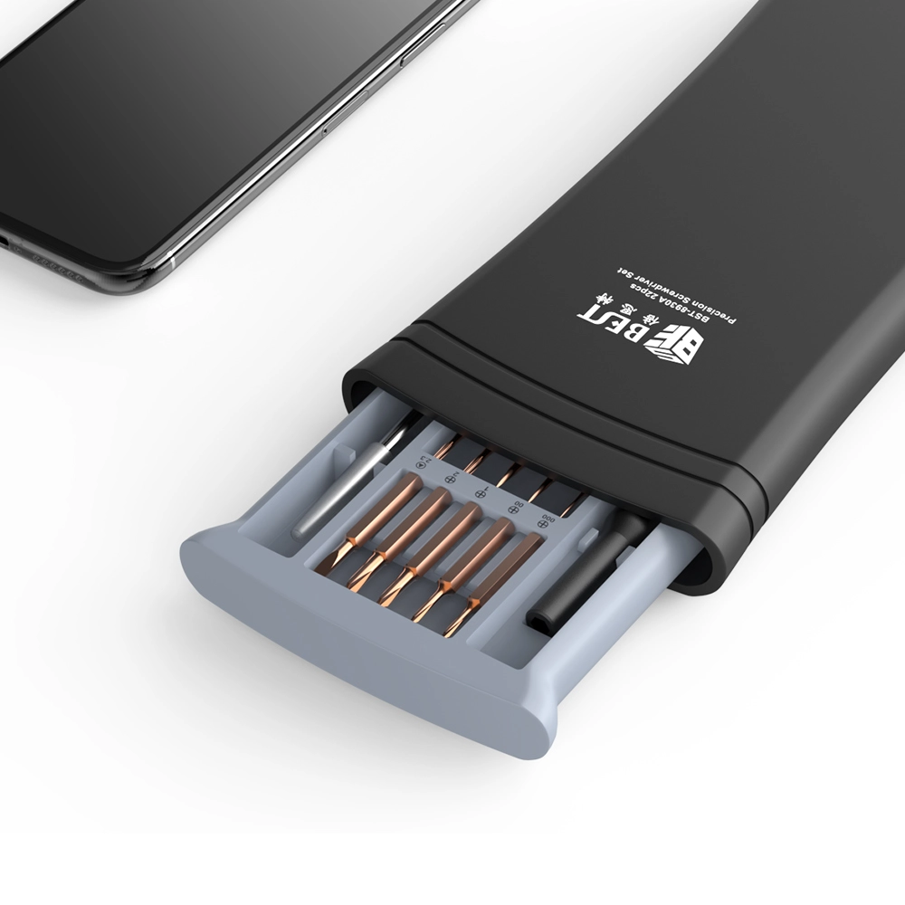 BST-8930A magnetic 22-in-1 professional repair kit for multi-function precision screwdriver for iPhone, Mac, laptop