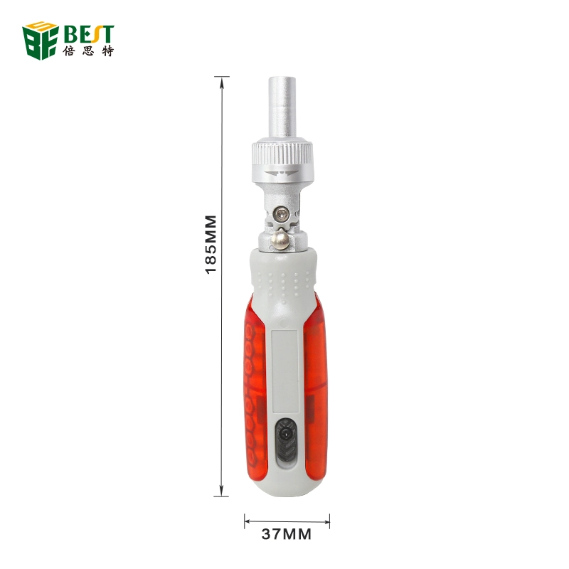BST-8937 Precision Ratchet Screwdriver Combo Set Multifunctional Telescopic Screwdriver Household Appliance Repair Manual Tool