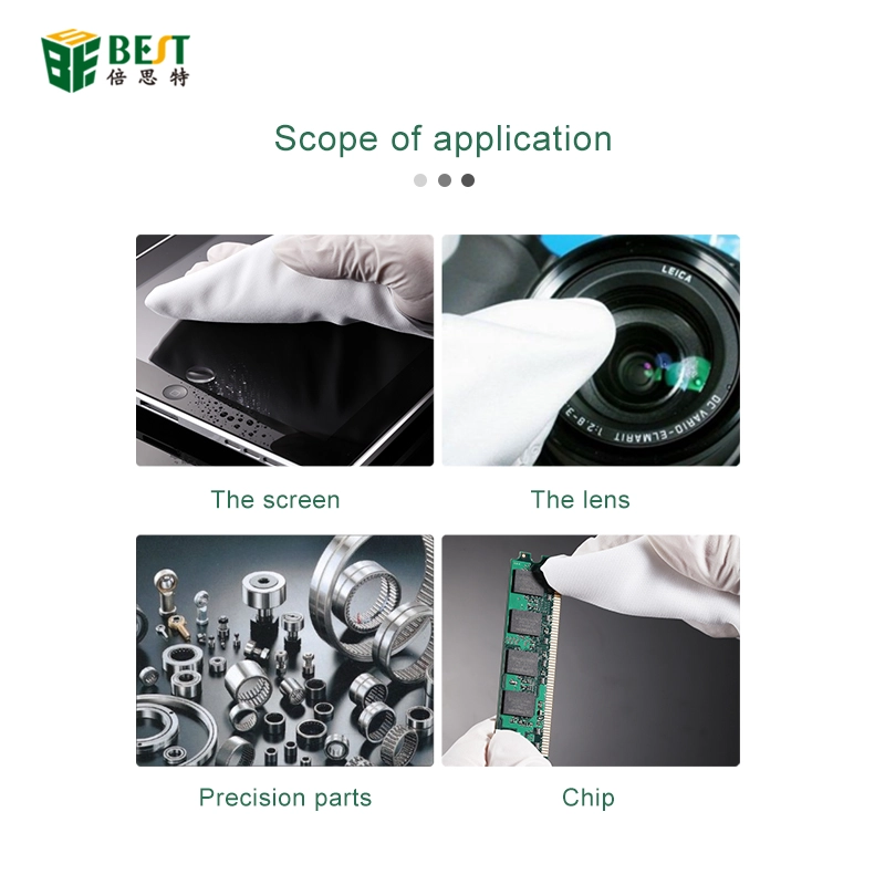 BST-9003 Anti-static Dust Cleanroom Laptop Computer LCD car Glass Microfiber Polyester Mobile Phone Screen Wiper