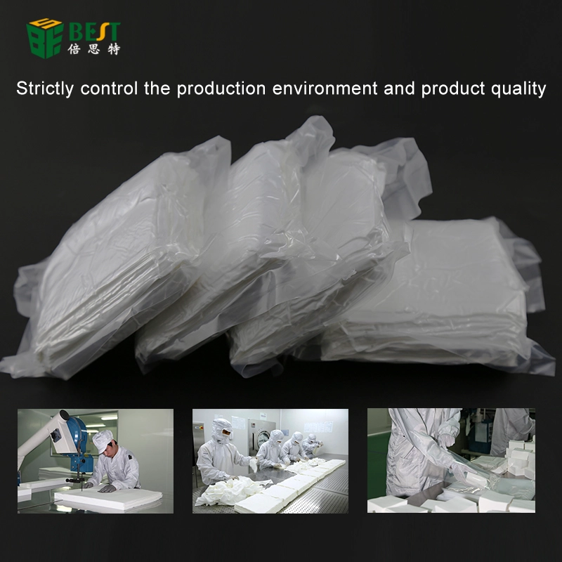 BST-9003 Anti-static Dust Cleanroom Laptop Computer LCD car Glass Microfiber Polyester Mobile Phone Screen Wiper