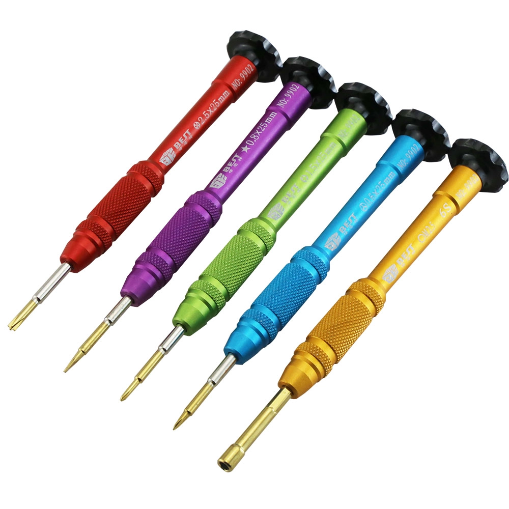BST-9902S Livraison gratuite 5 en 1 Ensemble de tournevis de précision nouvelle arrivée pour iPhone 7 Kit de réparation d'ouverture