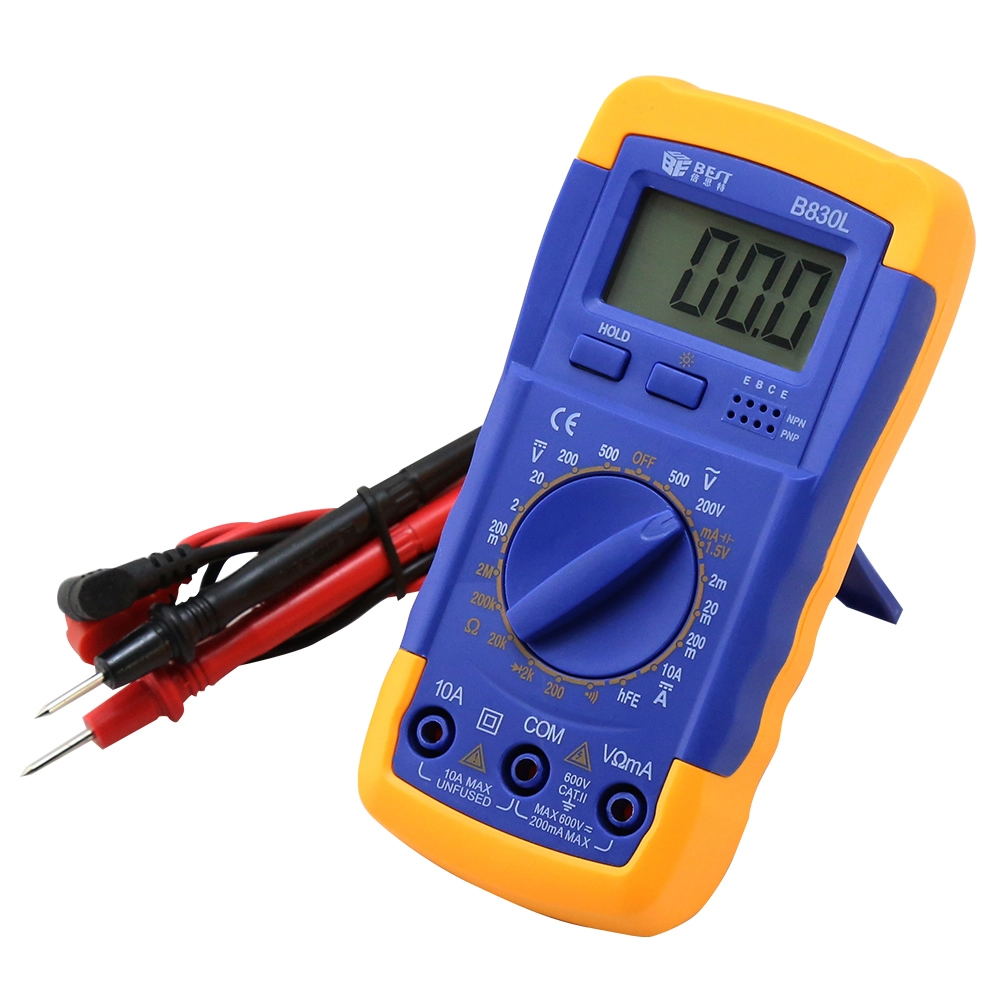 China Digital Multimeter Supplier Manual Range Multi-function BEST-B 830L