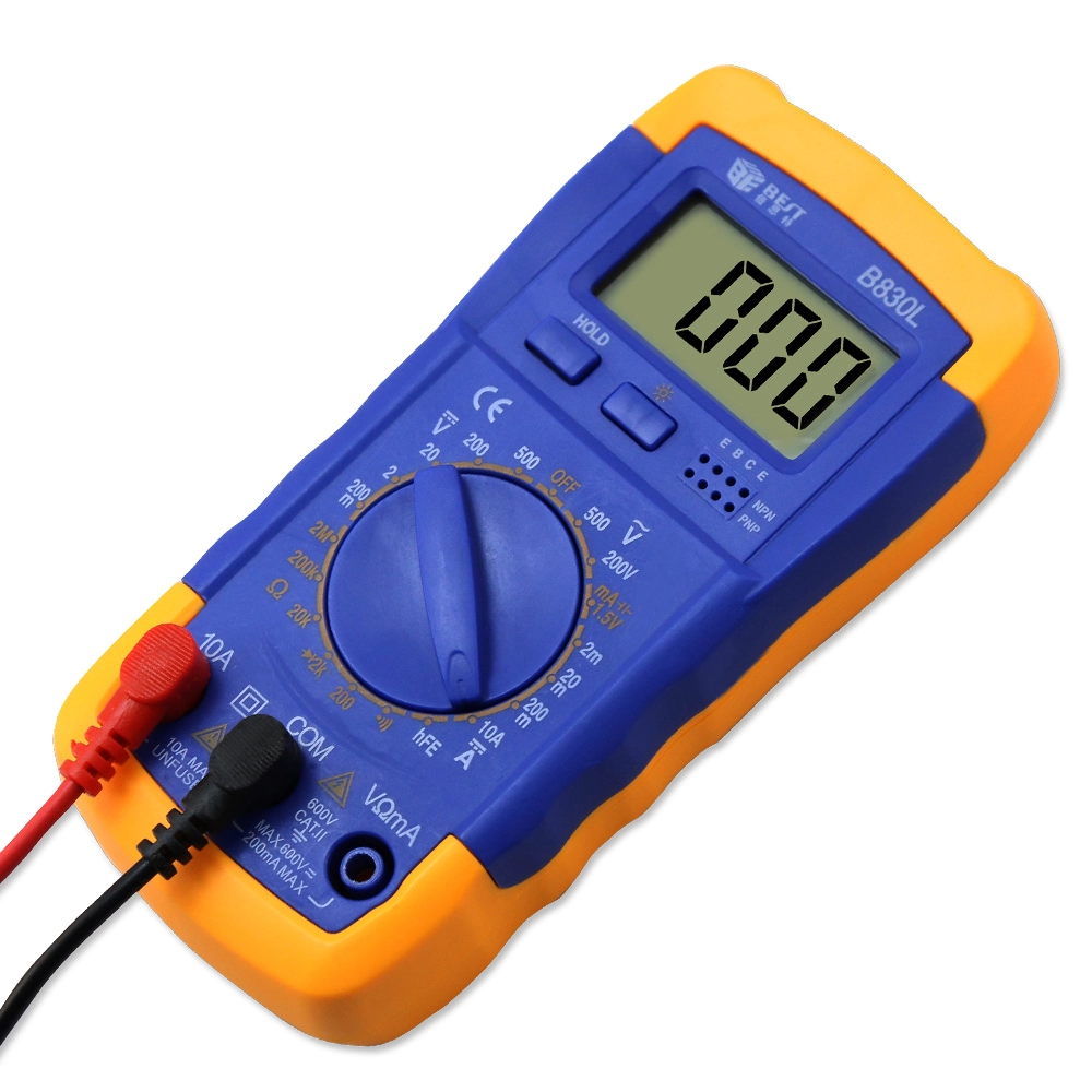 China Digital Multimeter Supplier Manual Range Multi-function BEST-B 830L
