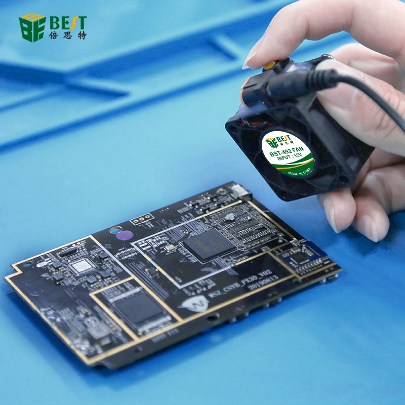 BESTOOL 492用于杯芯片电路板玻璃胶水的高速6000RPM 1A 12V迷你流动冷却风扇