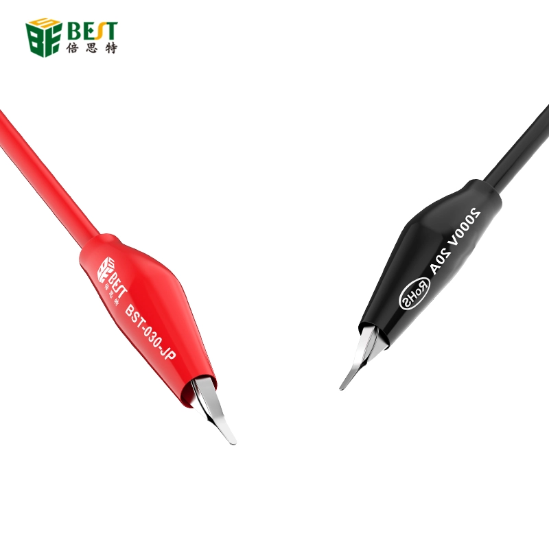 High Transmission 030-Dolphin clip test leads 2000V 20Aresistant to both heat and cold long service life