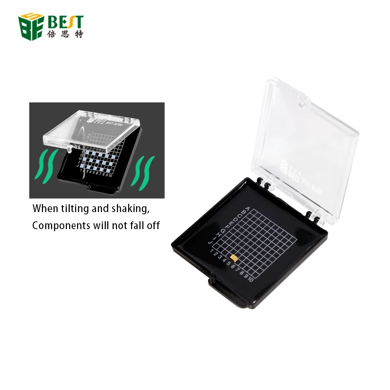 Bestool 760 High Качество ESD Коробки для хранения Clamshell Case CPU Коробка компонента для Intel 775 1155 1156 0THER IC Защитная коробка