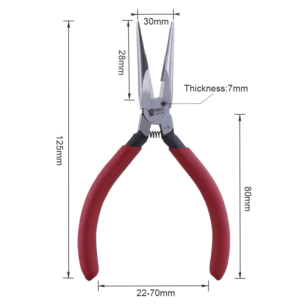 Longue Mini Pince Diagonale pour Eletronic Repairing BST-13