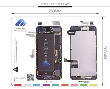 iPhone 6 7 7 plus磁性螺丝垫工作指南垫iPhone 5s 6s 6 plus专业板工具手机维修表