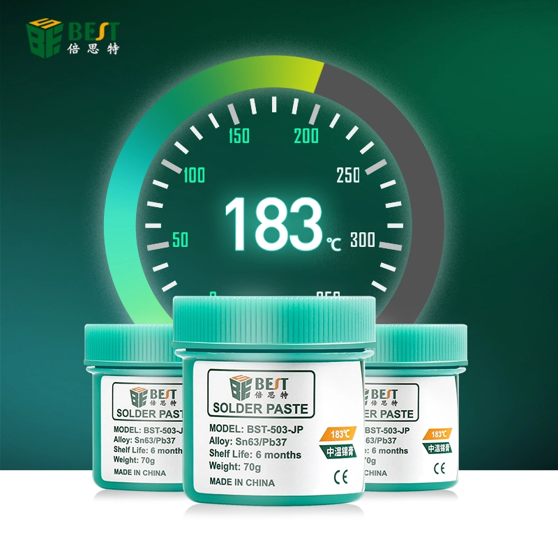 ผลิตภัณฑ์ใหม่ที่ดีที่สุด -503 70 กรัม / ขวด 25-45 SN63PB37 อุณหภูมิต่ำยี่ห้อบัดกรีวางประสานวาง