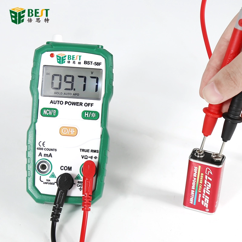 BST-58F Tester multimetro digitale DC / AC senza contatto Tester corrente multimetro