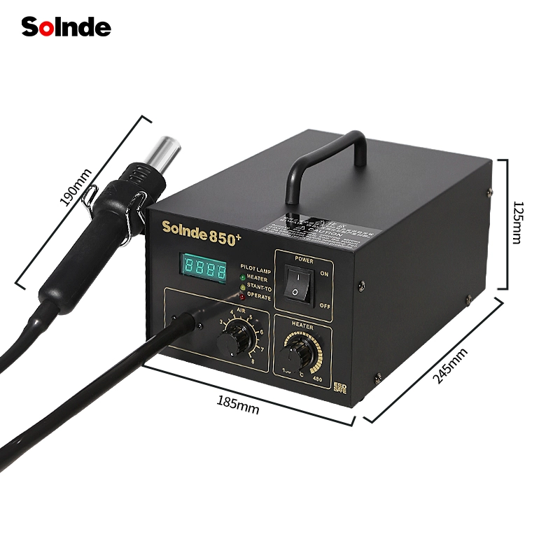 SLD-850 chauffage rapide Station d'air chaud pistolet à air chaud intelligent d'appareil de téléphone mobile professionnel durable de la carte de réparation de téléphone