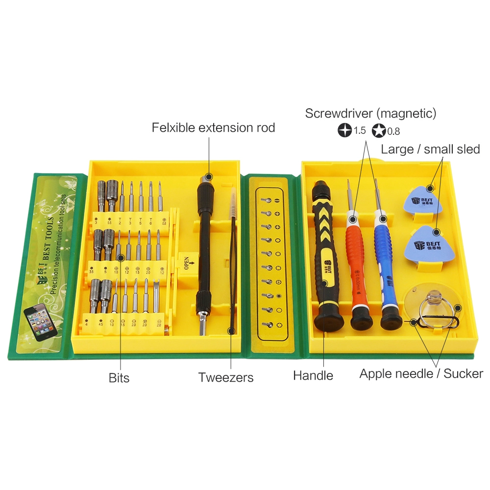 Schraubendreher Set für Computer Handy Schraubendreher Set 30pcs BST-8920
