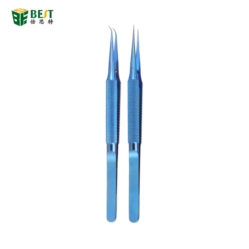 Y20 / Y21 Titan-Legierung Pinzette Professionelles Wartungstool 0,15mm Rand-Fingerabdruck Pinzette Apple Motherboard Kupferdraht