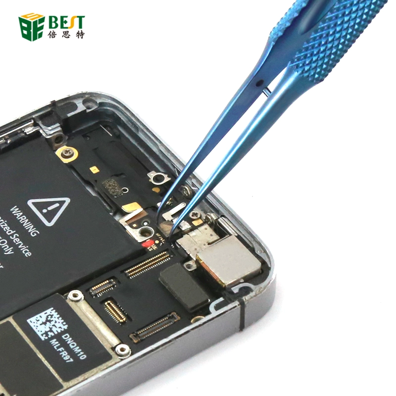 Y20 / Y21 Titan-Legierung Pinzette Professionelles Wartungstool 0,15mm Rand-Fingerabdruck Pinzette Apple Motherboard Kupferdraht