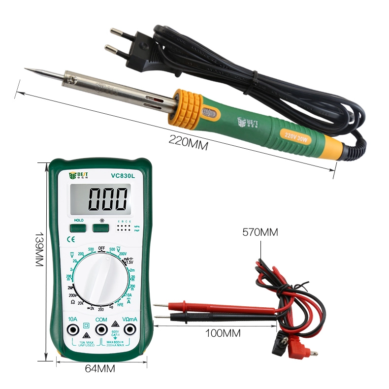 Kit d'outils de réparation de téléphone portable OEM à prix raisonnable utile mis BST-113