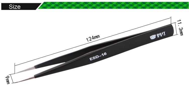 Wimpernpinzette aus China gerade Wimpern Pinzette Groß BST-ESD-13
