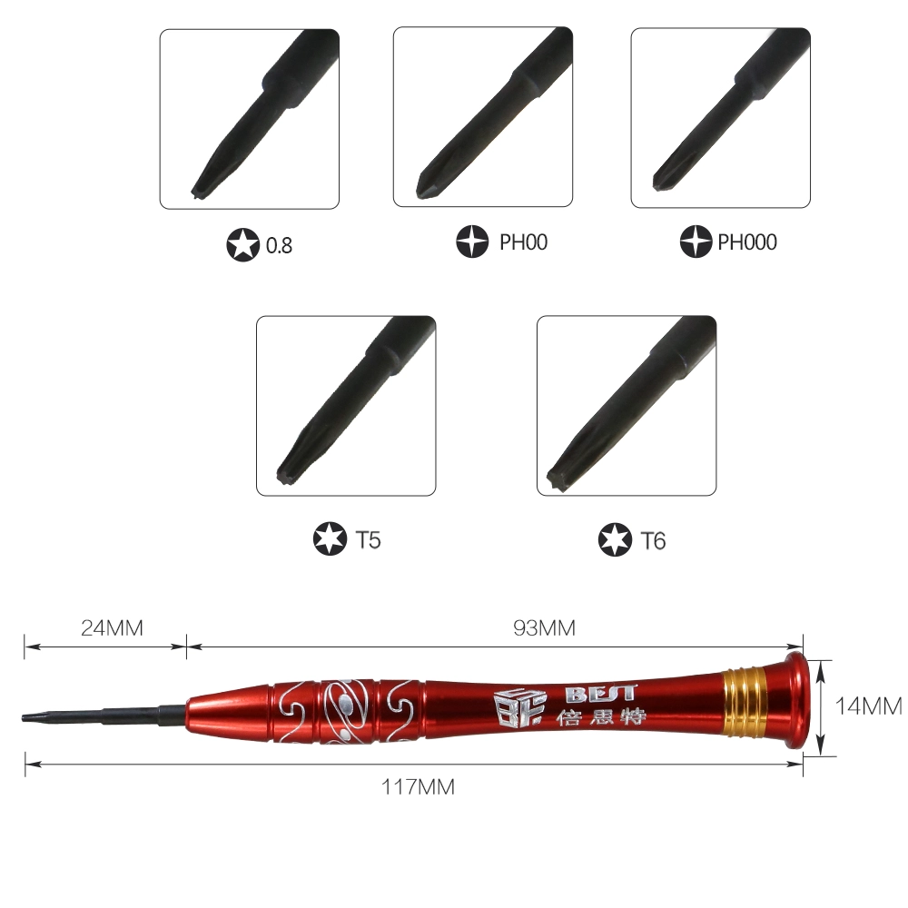 tools specialized in laptop,PC and mobile phone repairing screwdrivers manufacturer BST-668S