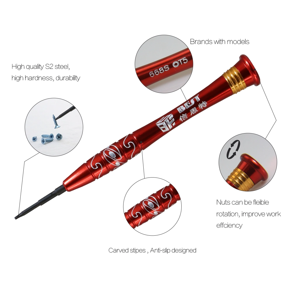 tools specialized in laptop,PC and mobile phone repairing screwdrivers manufacturer BST-668S