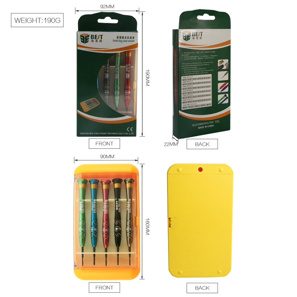 tools specialized in laptop,PC and mobile phone repairing screwdrivers manufacturer BST-668S