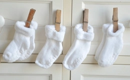 Los calcetines que usa el bebé son más importantes que los zapatos